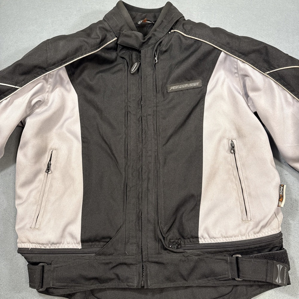 JACKET Fieldsheer‎ Motorcycle Mens SMALL BLK  Carbolex Rainguard Phoslite CE